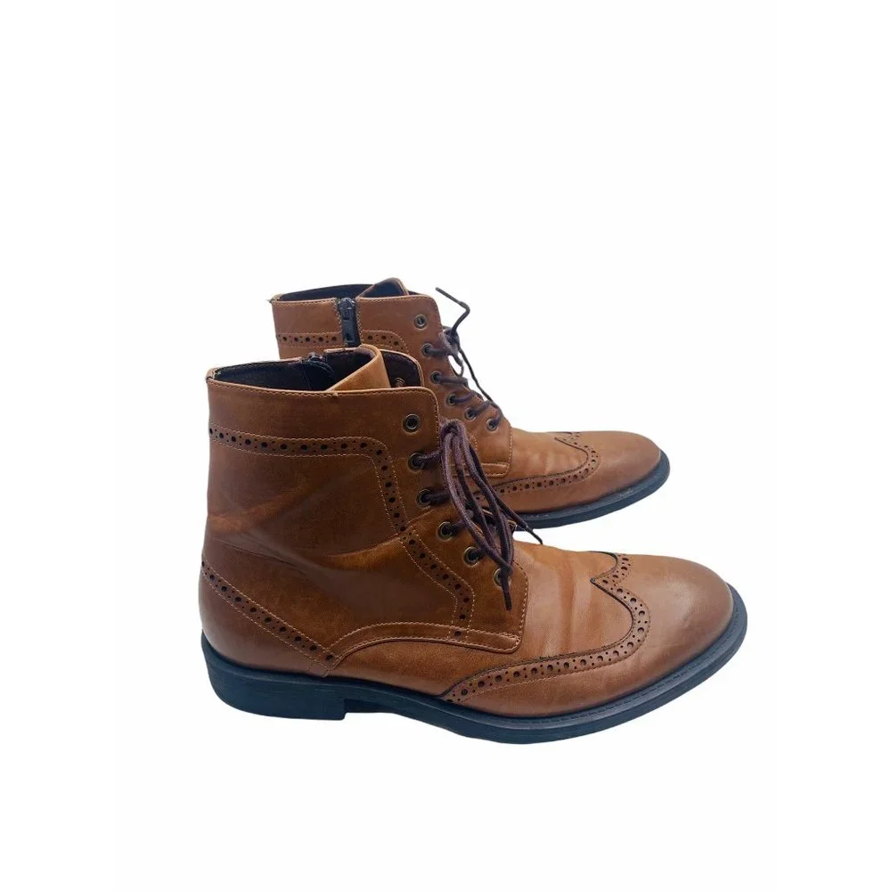 Unlisted by Kenneth Cole Blind-Sided Mens Chukka Boots Brown Sz 12M